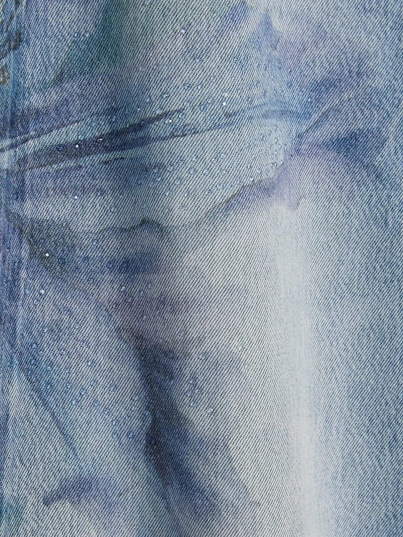 Eco Bellflower Floral Wide Leg Jeans