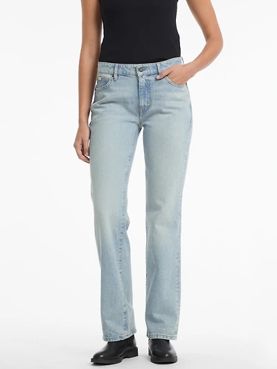 Eco G08 Mid-Rise Straight Jeans