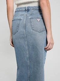 Eco Mila Midi Denim Skirt
