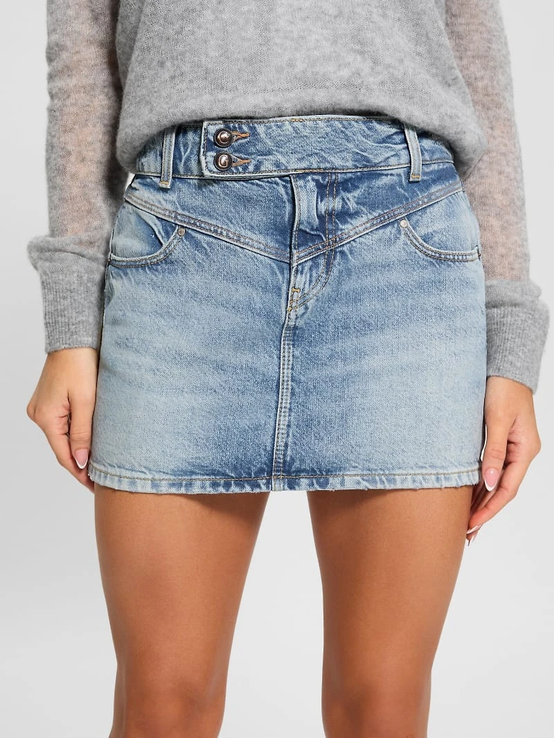 Eco Nani Denim Mini Skirt