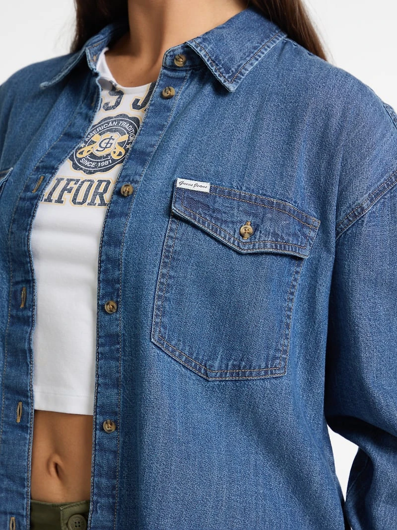 Oversized Denim Shirt