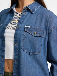 Oversized Denim Shirt