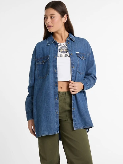 Oversized Denim Shirt