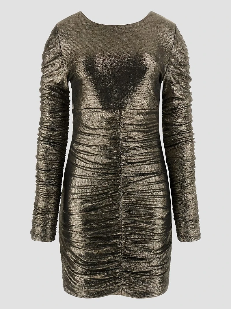 Eva Reversible Metallic Dress
