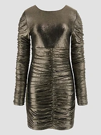 Eva Reversible Metallic Dress