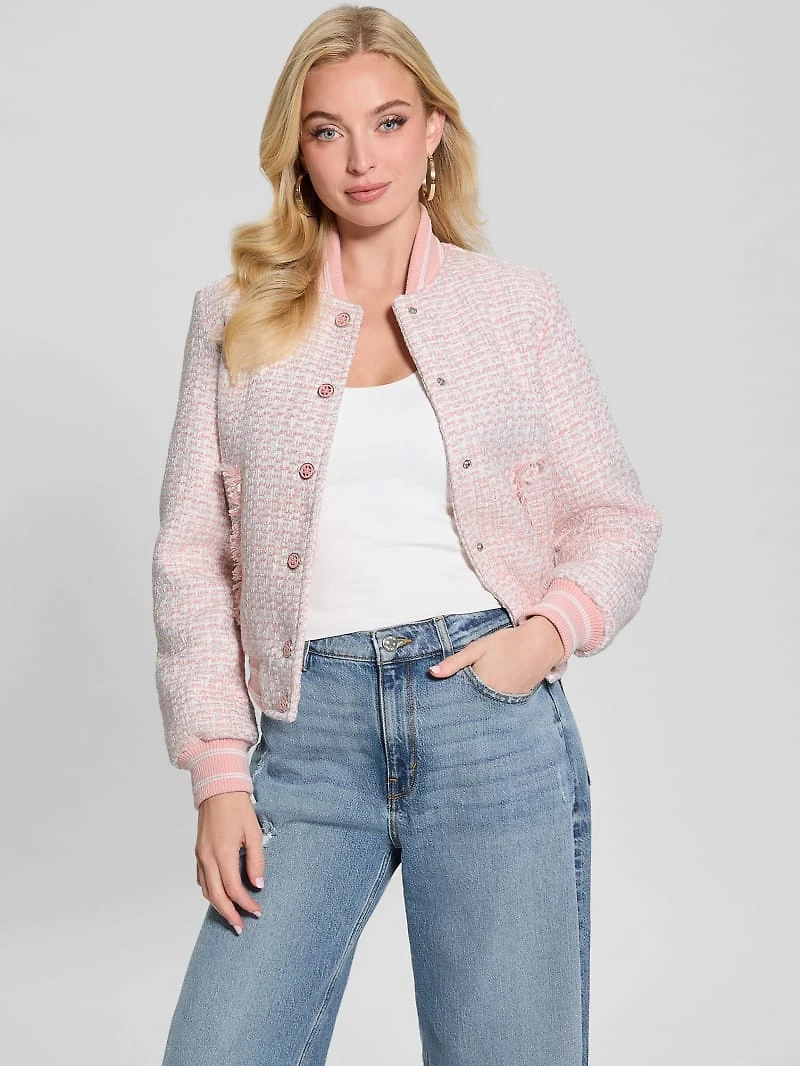 Eco Gloria Tweed Flight Jacket