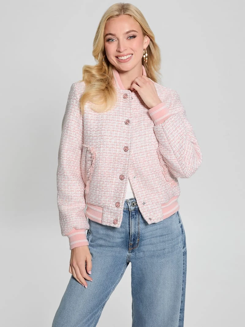 Eco Gloria Tweed Flight Jacket