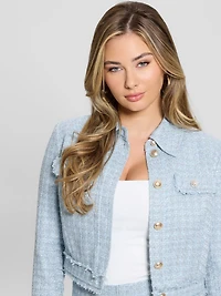 Daphnee Tweed Cropped Jacket