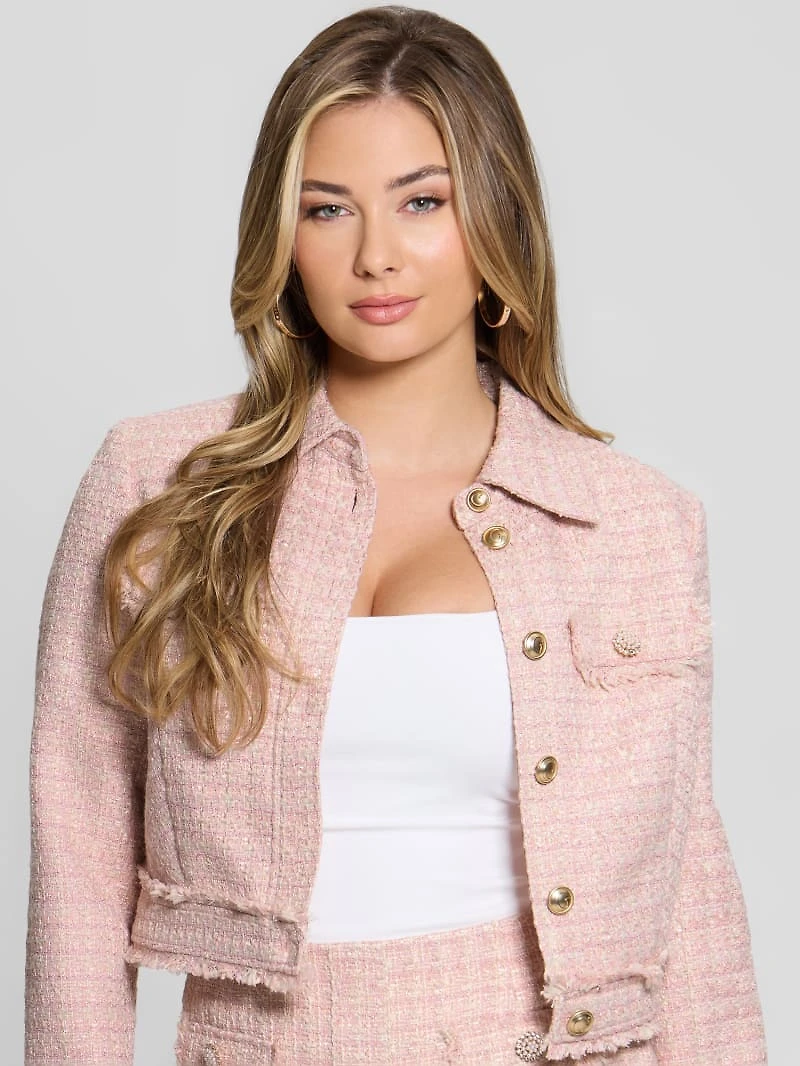 Daphnee Tweed Cropped Jacket