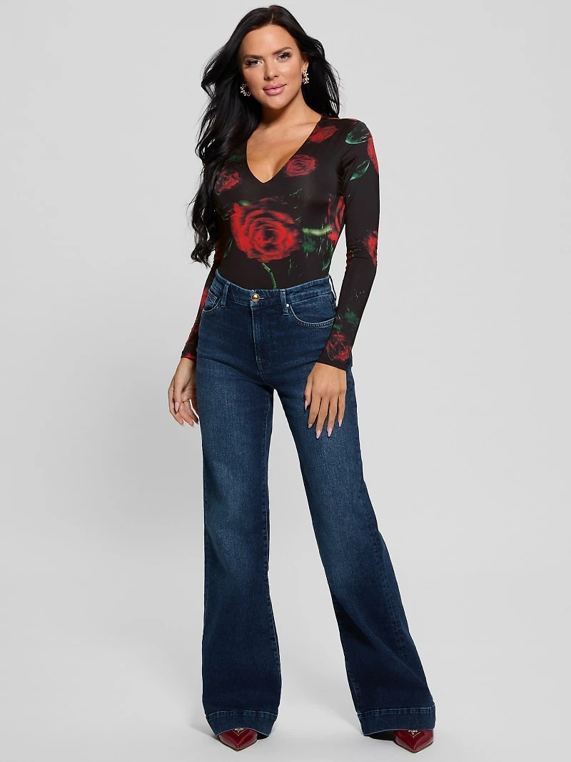 Eco Bianca Printed Bodysuit