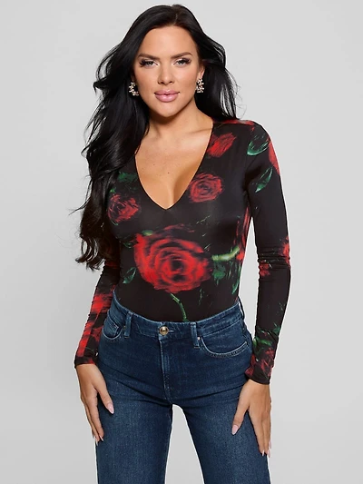 Eco Bianca Printed Bodysuit