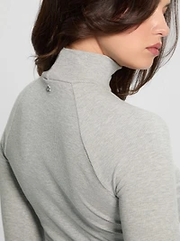 Cutout Ribbed Top