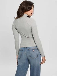 Cutout Ribbed Top