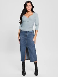 Eco Amira Shirred Top