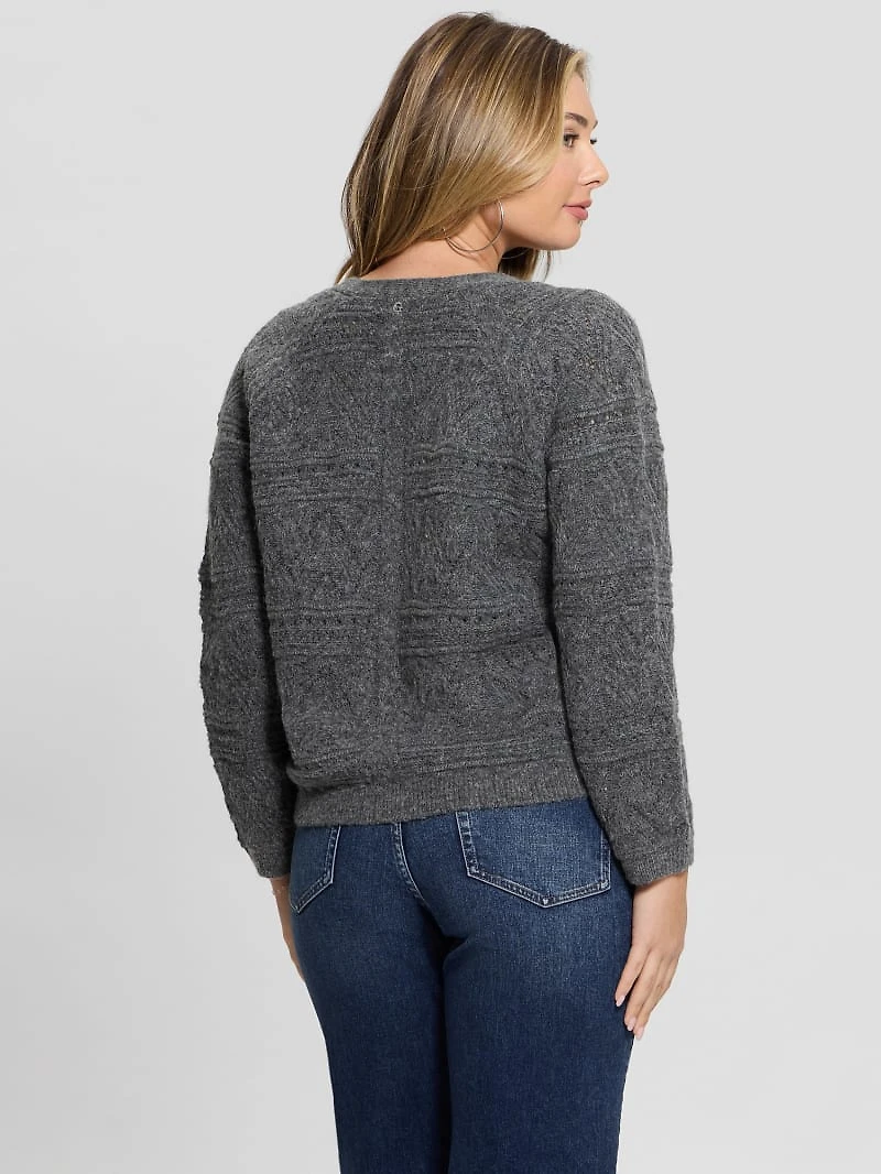 Amelia Pointelle Cardigan