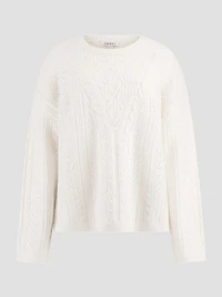 Sylvie Alpaca-Blend Pointelle Sweater