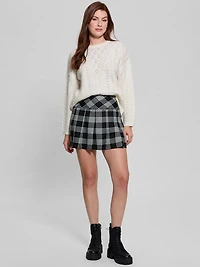 Sylvie Alpaca-Blend Pointelle Sweater