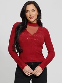 Alice Rhinestone Sweater Top