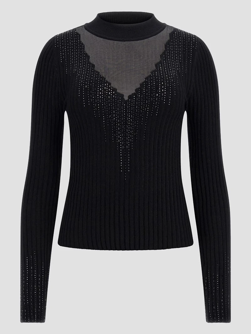 Alice Rhinestone Sweater Top