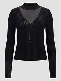 Alice Rhinestone Sweater Top