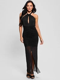 Brenna Rhinestone Maxi Dress