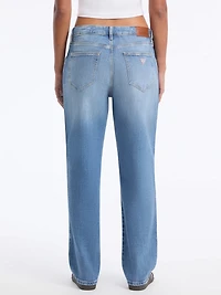 Straight-Leg Boyfriend Jeans
