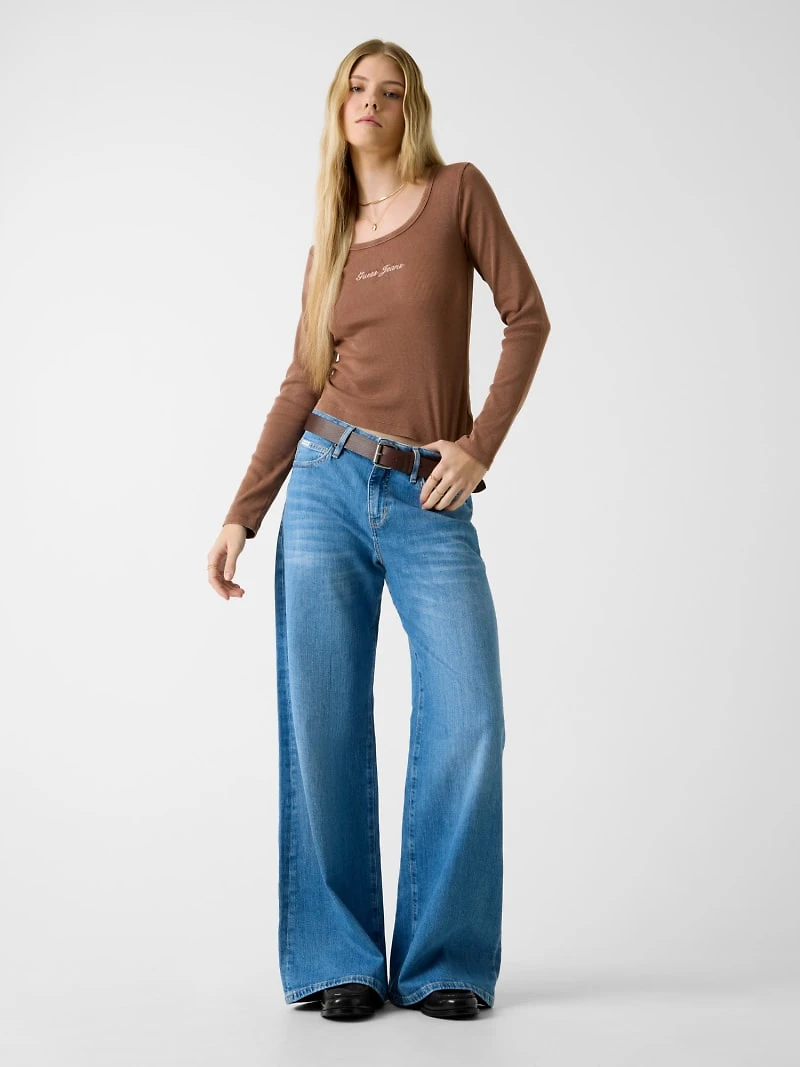 G13 Low-Rise Extra Wide Leg Jeans