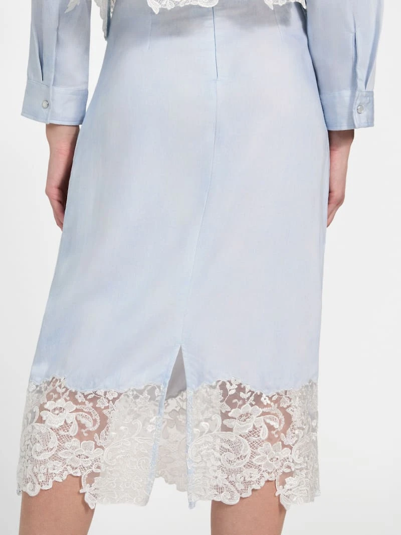 Lana Midi Lace Skirt