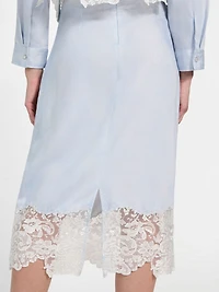 Lana Midi Lace Skirt