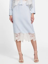 Lana Midi Lace Skirt