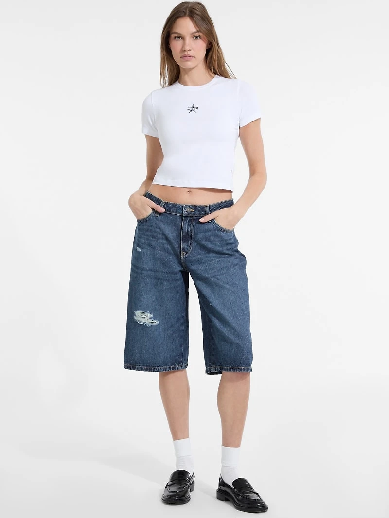 Baggy Denim Shorts
