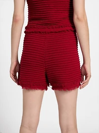 Eco Malina Ottoman Bouclé Skort