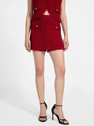 Eco Malina Ottoman Bouclé Skort