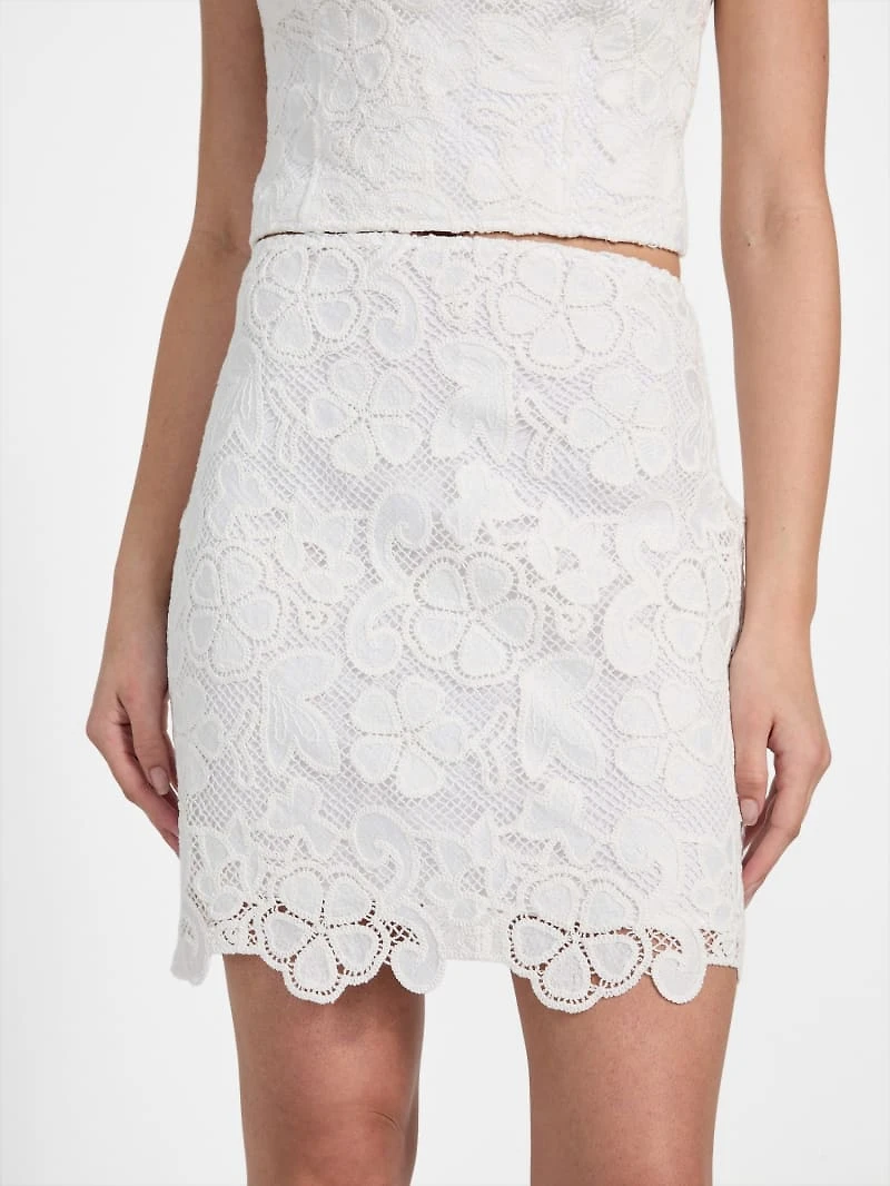 Delilah Crochet Mini Skirt