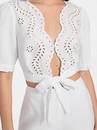 Eco Dessa Tie-Front Top