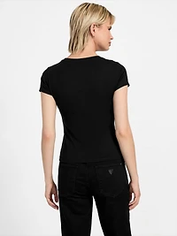 Eco Strawberry Logo Rhinestone Tee