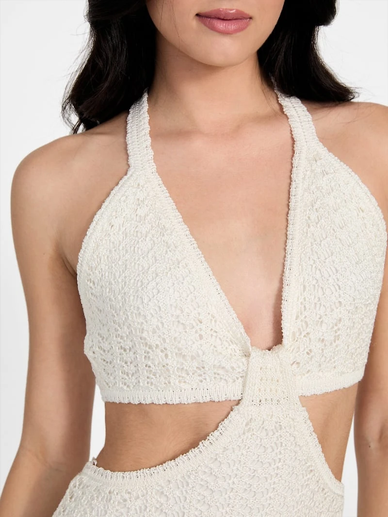 Maria Halter Pointelle Dress