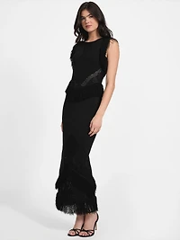 Eco Luisa Fringe Maxi Dress