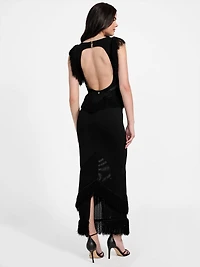 Eco Luisa Fringe Maxi Dress