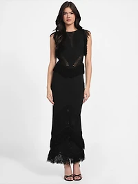 Eco Luisa Fringe Maxi Dress