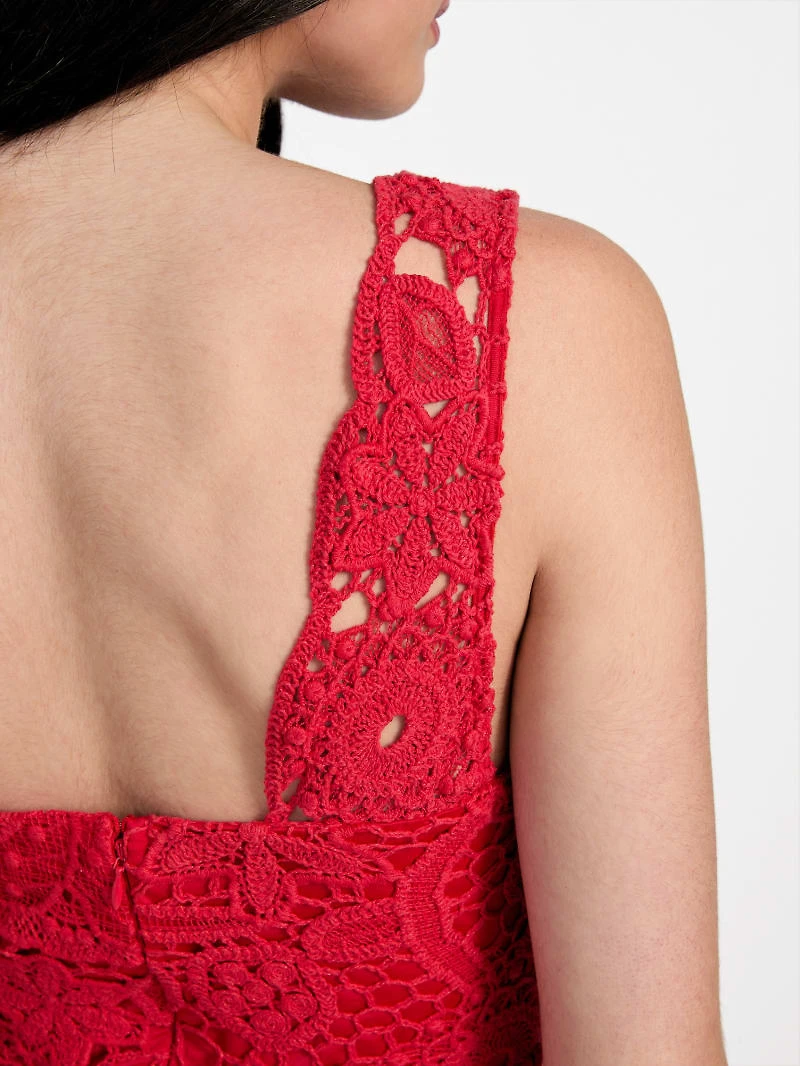 Rosalia Crochet Maxi Dress