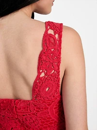 Rosalia Crochet Maxi Dress