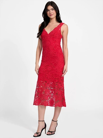 Rosalia Crochet Maxi Dress