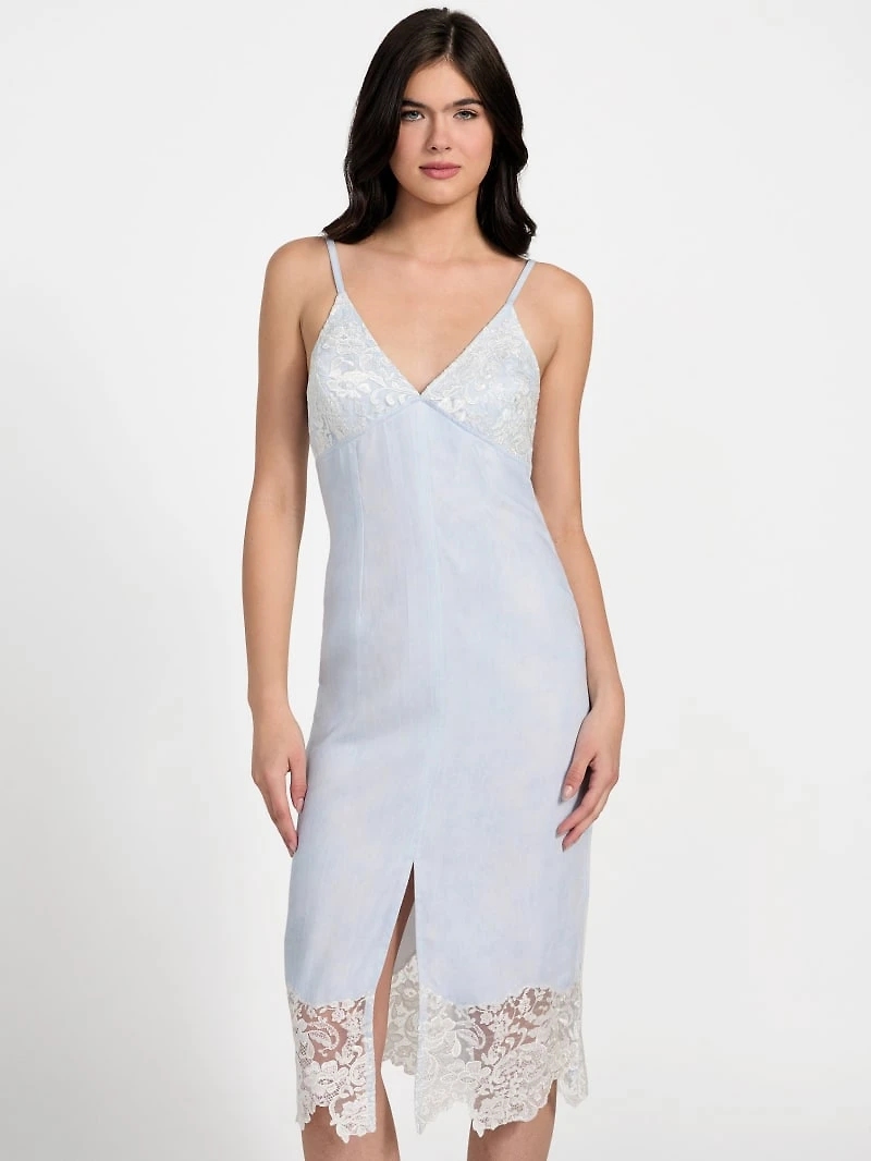 Aria Maxi Denim Dress