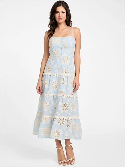 Tabitha Embroidered Maxi Dress