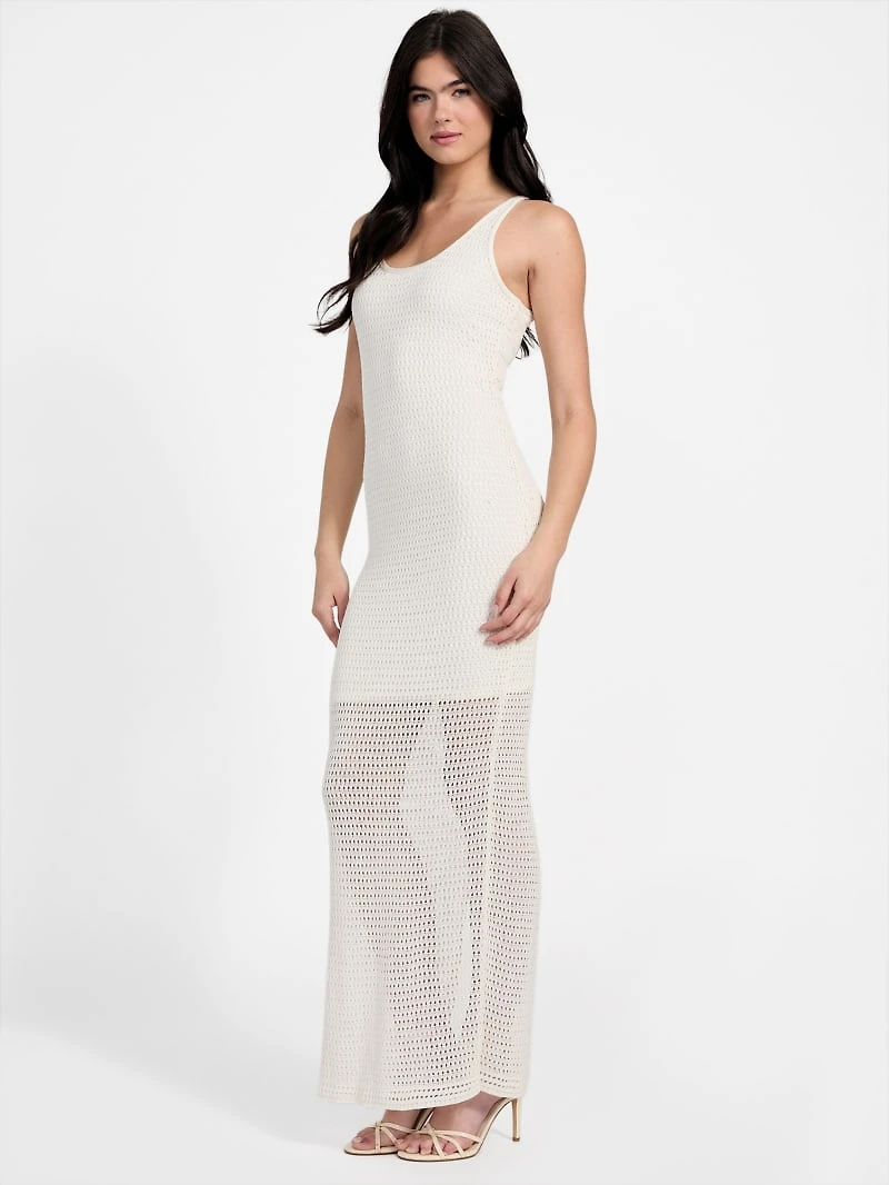 Verdes Crochet Maxi Dress