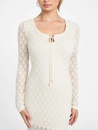 Alba Pointelle Maxi Dress