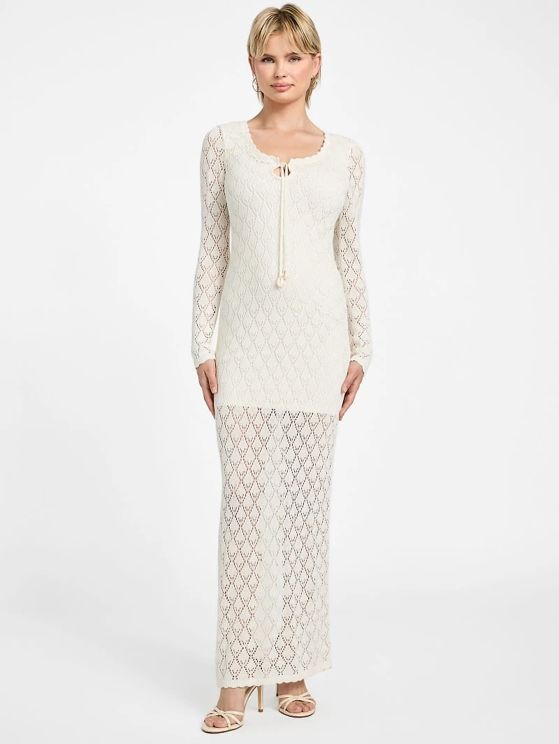 Alba Pointelle Maxi Dress