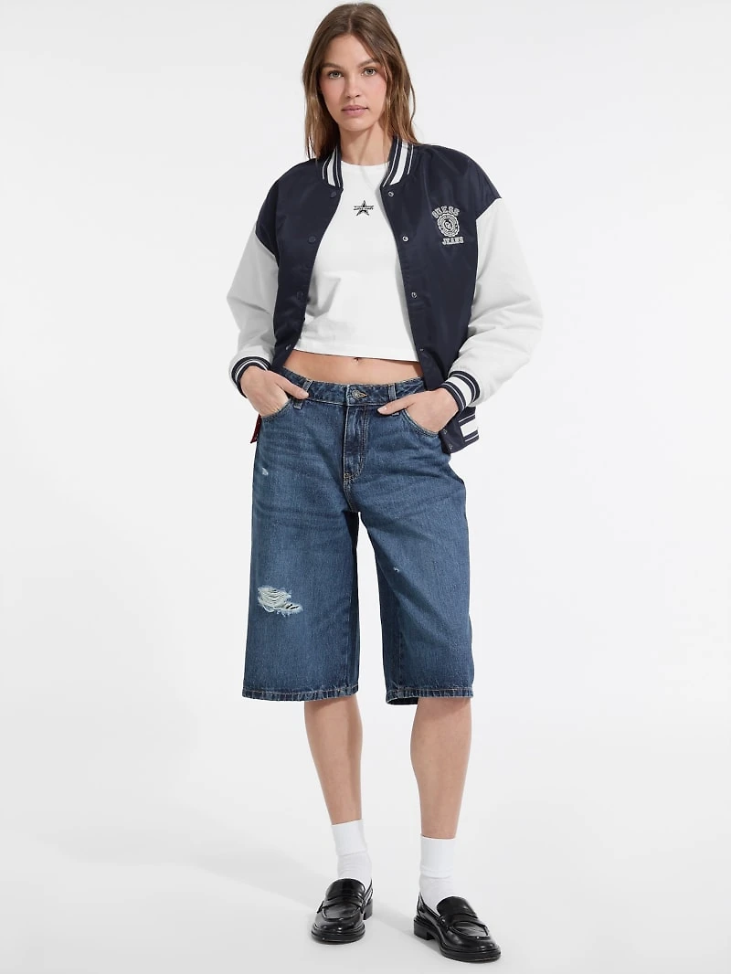 Embroidered Varsity Jacket