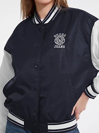 Embroidered Varsity Jacket